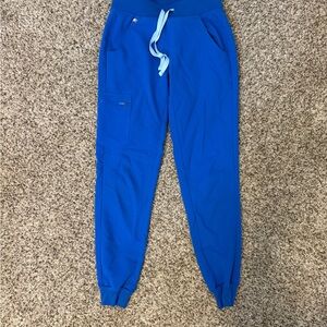 Figs Vibrant Blue Jogger Scrub Pants